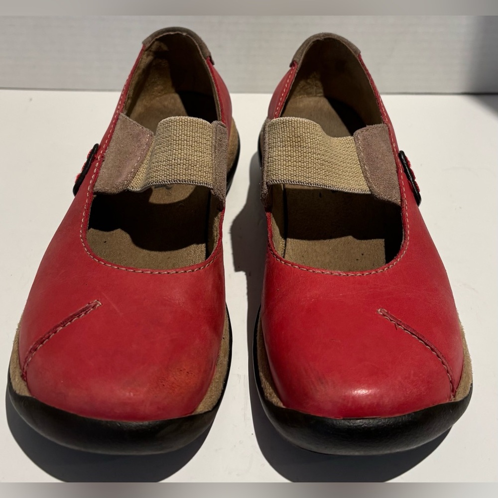 ROMIKA Women's Milla 73 Casual Slip On Mary Jane Leather Shoes Red Size US 5.5
